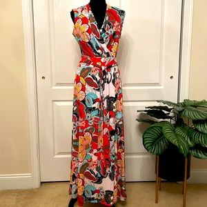 Bright Flower Maxi Dress